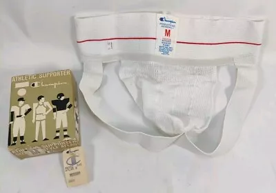 NOS Vintage Jockstrap Medium 1960's Champion Atlas Athletic Supporter USA Made • $31