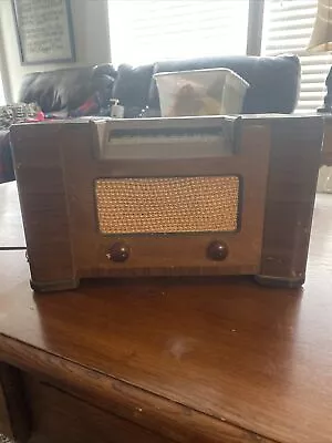 Vintage Crosley Model 56TV(0) Wood Cabinet Table Model Tube Radio. Parts. • $39.99