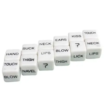 Set 2 Adult /love Dice Game Party Valentine Anniversary Present Gift Joke • £3.64