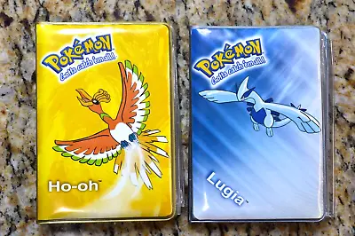 2000 Toy Site Pokemon Ho-oh & Lugia Mini Card Folders/binders - Holds 24+ Cards • $36