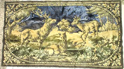 Vintage Velvet Tapestry Wall Hanging Deer                 (WB6). • $39