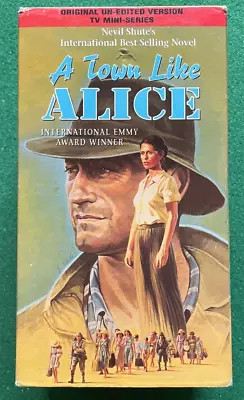 A Town Like Alice (1981) Original Unedited TV Series Bryan Brown  VHS + FREE DVD • $29.99