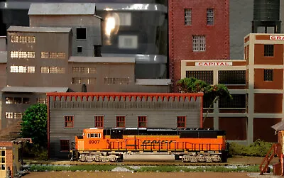 N Scale Diesel Locomotive - Kato 176-6407 Burlington Northern Santa Fe Sd-70 Mac • $99.99