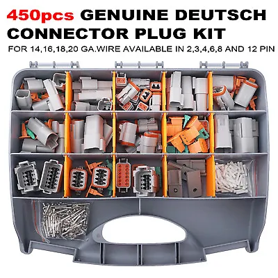 $69.99 • Buy AU STOCK 450 PCS Deutsch DT Connector Plug Kit Electrical Automotive Tool NEW