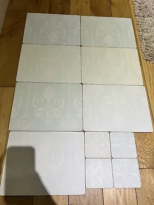 Laura Ashley Duck Egg Blue Placemats And Coasters • £11