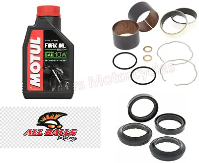 Honda CBR600 F4i Front Fork Bushes Fork Seals & Dust Seals & Fork Oil  02 To 07 • $83.84