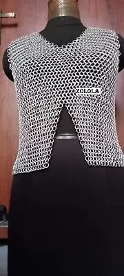 Medieval Armor Chainmail Aluminium Butted Rings Blouse/Top Stylish Women Wear • $100