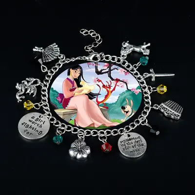 Mulan Bracelet Girls Jewellery Present Gift Disney Princess Birthday Present • £4.99