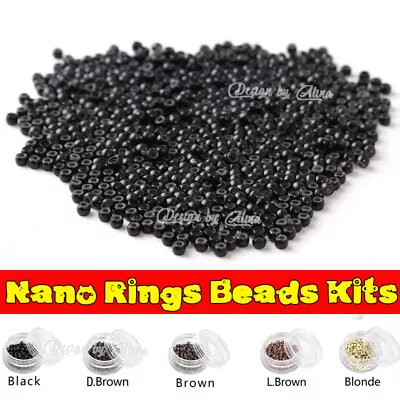 Micro Rings Nano Silicone Lined Beads Replacement I Tip For Nano Hair Extensions • $7.33