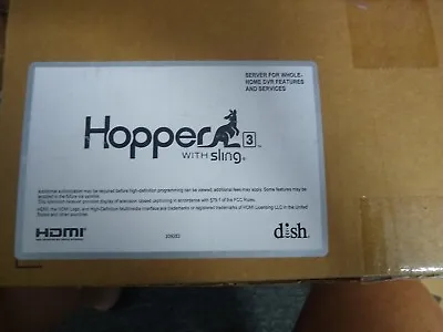 DISH Hopper 3 Satellite Receiver W / 54.0 Remote • $325
