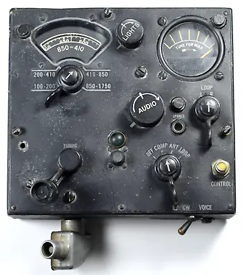 WWII USAF Military Heavy Bomber Aircraft Radio Control Box Bendix C-4/ARN-7 • $129.99