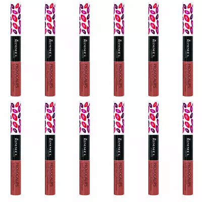 12-New Rimmel Provocalips 16hr Kissproof Lipstick Make Your Move 730 0.14 Oz • $75.99