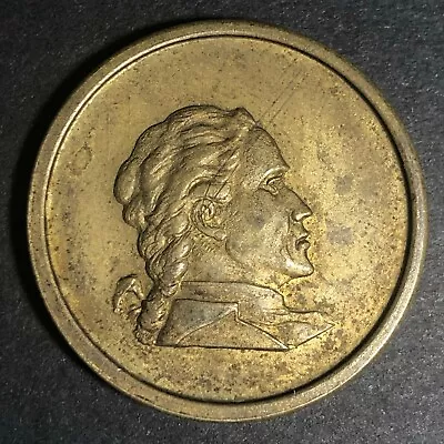 $24.99 • Buy 25.95mm Brass $10 Sized John Paul Jones Gaming Counter / Token - Fauver 