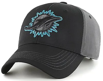 Miami Dolphins NFL Fan Favorite Blackball Black Tonal Hat Cap Men's Adjustable • $21.99