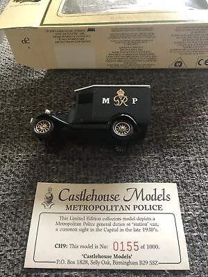 Metropolitan Police Van Castlehhouse Models • £3
