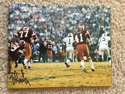 $19.99 • Buy Redskins Ted Vactor Mike Bass Signed 8x10 W/COA
