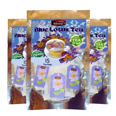 Organic Blue Lotus Tea Bags Every Sip With Nature's Elegance! • £232.46