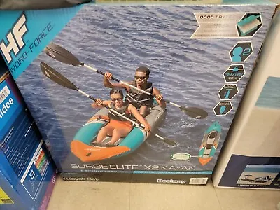 Hydro-Force Surge Elite X2 Inflatable Two-Person Kayak 12'8  • $223.99