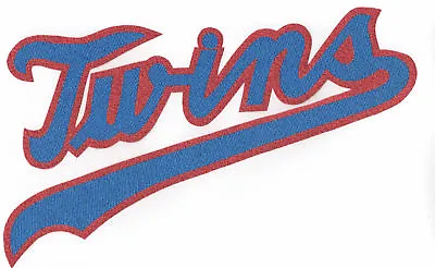 Huge Metallic Minnesota Twins Script Iron-on Patch • $10.77