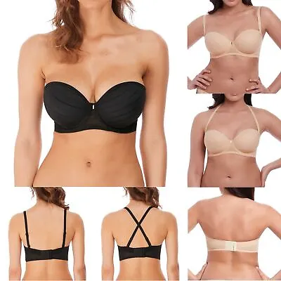 Freya Lingerie Cameo Underwired Deco Strapless Moulded Bra 3163 • £29.95