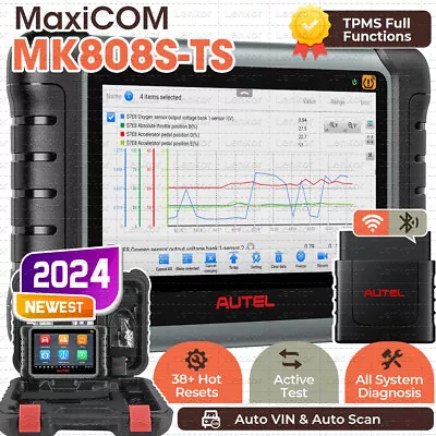 Autel MaxiCOM  MK808S-TS 2024 TPMS Relearn Car Diagnostic Scanner Tool MX808S-TS • $590