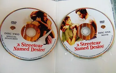 DVD - A Streetcar Named Desire - Marlon Brando - 2 Disc Only -  Nice • £5.78