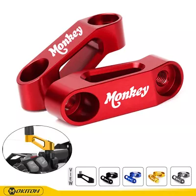 For Honda Monkey 125M 125MA 125 2019-2023 Rearview Mirror Risers Extenders Kit • $24.99