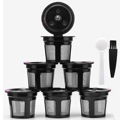 3-12Pack  Reusable K Cup Filter Basket Refillable Coffee Pod Capsule For Keurig • $7.99