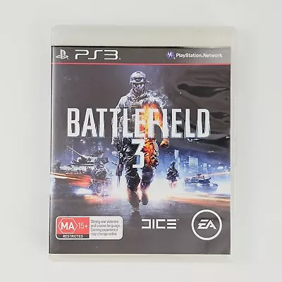 Battlefield 3 (Sony PlayStation PS3) Game DICE EA - Free Postage AU • $5.95