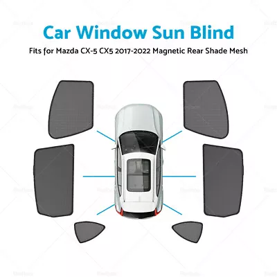 Car Window Sun Blind For Mazda CX-5 CX5 2017-2022 Magnetic Rear Shade Mesh AU • $16.76