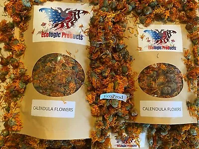 Calendula Petals Or Whole European Wild Harvested Marigold Free Shipping USA • $7.99