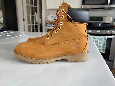 Timberland Basic Men's Boot Size 7.5 - Wheat Nubuck (TB018094231) • $50