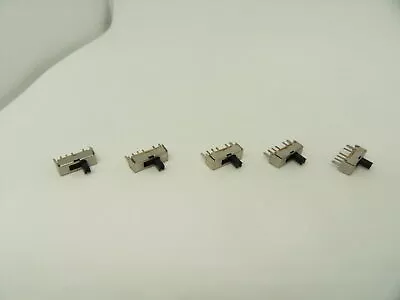 5x Pack Lot Small Micro Slide Toggle Switch Slider 3 Positions 4 Pins + 2 (6Pin) • $11.63