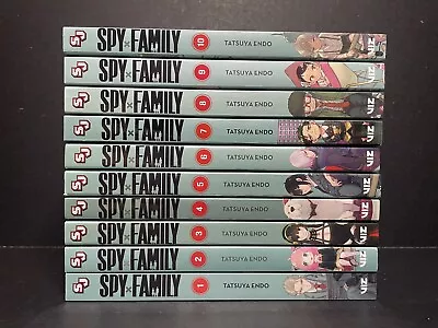 Spy X Family Manga Volumes 1-10 Brand New English Authentic Viz Media • $99.99