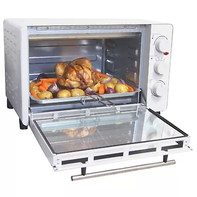 Tabletop Mini Oven & Grill 30 Litre White Igenix IG7131 • £99.99