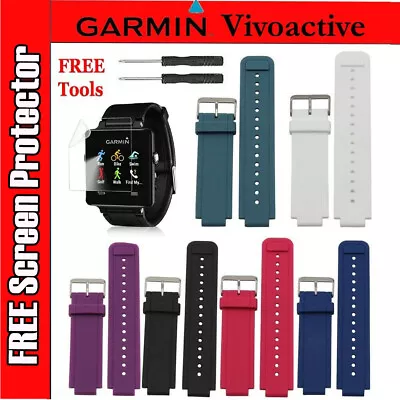 Replacement Wrist Band Silicone Watch Band Strap For Garmin Vivoactive Bracelet • $5.99