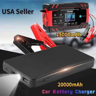 12V/24V Car Jump Starter Booster Jumper Box Portable Power Bank Battery Charger • $30.99