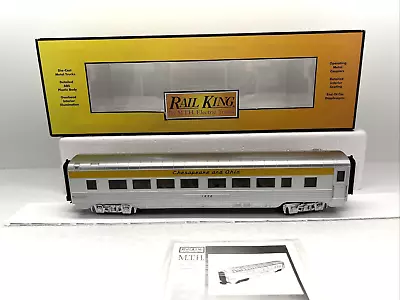 MTH Railking 30-67865 Chesapeake & Ohio  Streamlined Coach Passenger Car Used O • $101.99