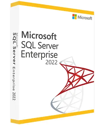 Microsoft SQL Server 2022 Enterprise With 2 Core License Unlimited User CALs • £1500.46