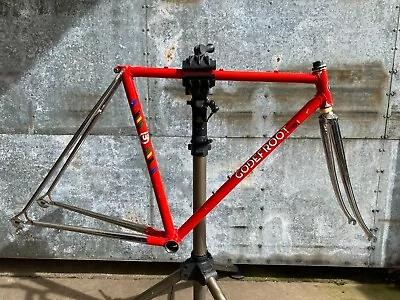 Vintage Somec/Godefroot Steel Road Bicycle Frame Frameset Columbus/Campagnolo • $102.76