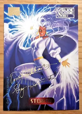 Marvel Masterpieces 1994 Parallel Gold Signature CARD 118 STORM • £2.99