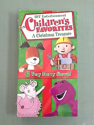 SEALED-Children's Favorites Christmas A Treasure VHS 2004 Barney Angelina Kipper • $15