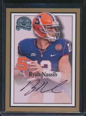 2013 UD Fleer Retro RYAN NASSIB Greats Of The Game AUTO RC #RN-29 Syracuse • $9.95