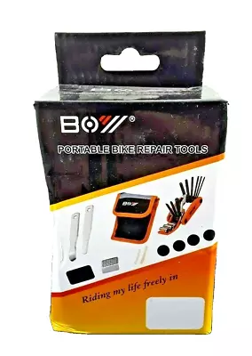 Bike Multitool Tire Patch Kit Portable Bicycle Repair Tools Kit Mechanic New • $8.99