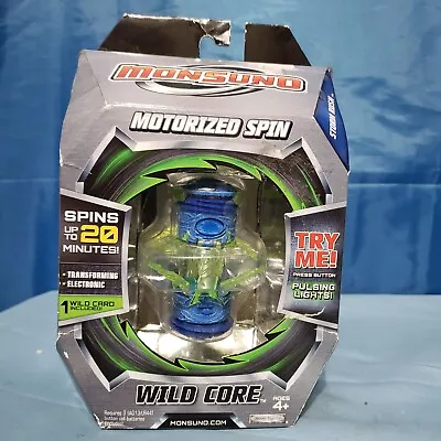 Monsuno Motorized Spin Wild Core - Blue/Green -  Storm Rush New Sealed  • $5