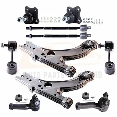 $78.99 • Buy 10pcs For 99-02 VW Beetle Golf Jetta Front Suspension Lower Control Arm Tie Rods