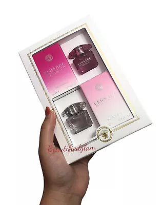 Versace MINI Bright Crystal DUO Gift Set EDT Perfume For WOMEN BN • $39.45