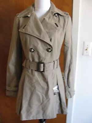 Laundry By Shelli Segal Women's Oatmeal Stylish Lined Coat Size Small NWT • $84