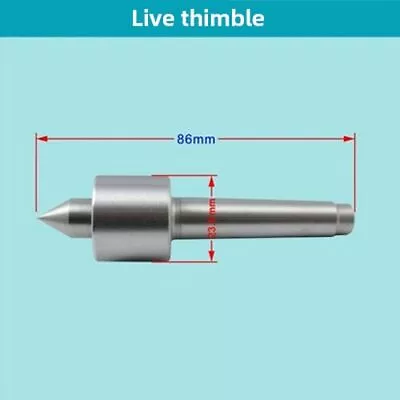 Metal Drilling Live Center Rotating Lathe Thimble Tool Chuck CNC Machine Parts • $62.92