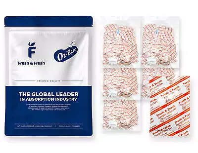 Fresh & Fresh (500 Packet) 300 CC Premium Oxygen Absorbers (5 Bag Of 100 Packet) • $49.99